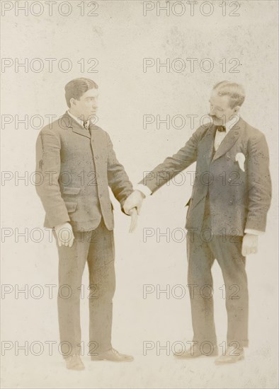 Album of 67 Photographic Studies of Self-Defense Maneuvers, ca. 1895. A manual of choke holds, body slams, kicks, chops, and arm twists. Each two-picture spread depicts the moment of confrontation between two men followed by the appropriate maneuver.