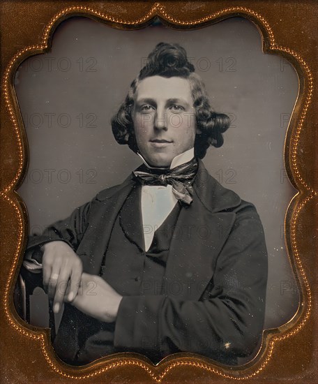 Young Man with Curled Hair, 1850s.
