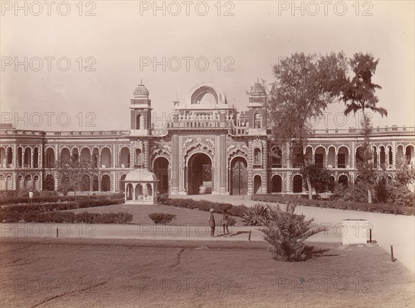 Mermaid Gateway, Kaiser Bagh, Lucknow, India, 1860s-70s.