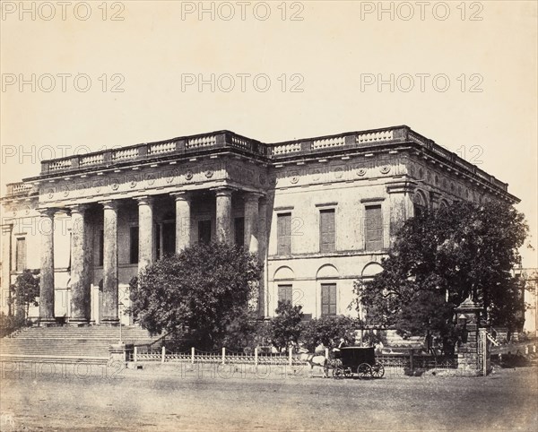 Town Hall, Calcutta, 1850s.