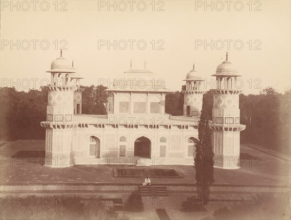 Itmad-Ud-Daulah's Tomb, Agra, 1860s-70s.