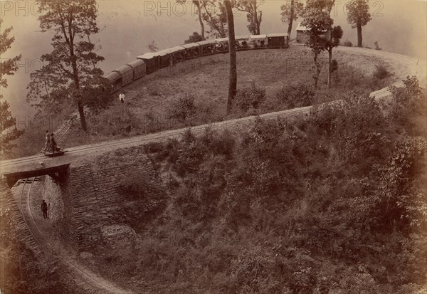 Railway-Loop of Darjeeling Road, 1860s-70s.