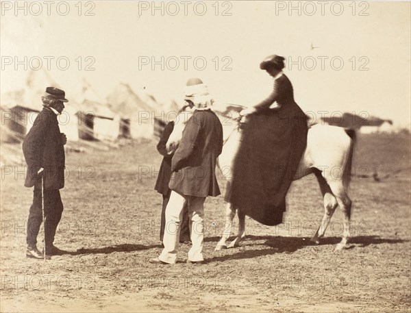 Lord Clyde, Lord Canning and Lady Canning, 1858-61. Creator: Unknown.