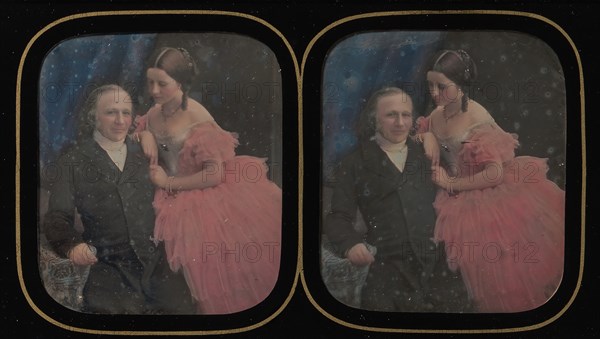 The Doctor and His Daughter, 1850s.