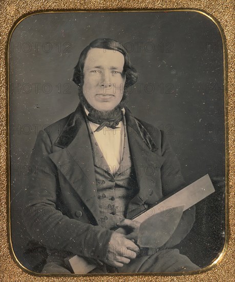 Mason Holding a Trowel, 1850s.