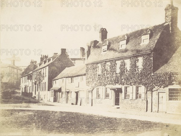 Houses on Village Street, 1850s.