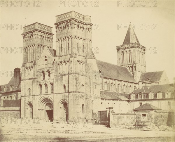 Abbay aux Dammes, Caen, 1850s.