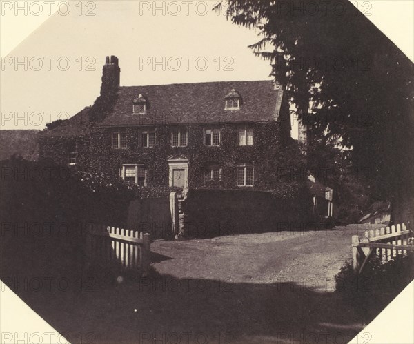 House and Picket Fence, 1850s.