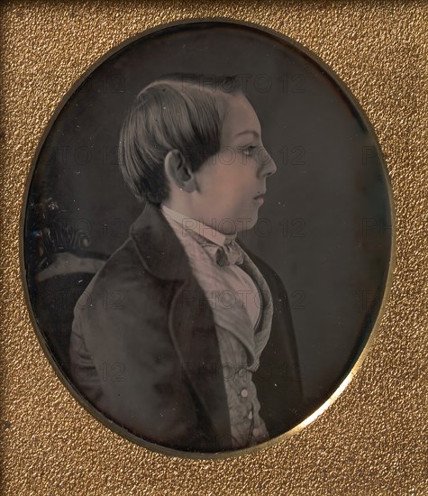 Boy in Profile, 1850s.