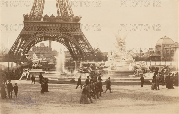 Eiffel Tower, 1890s.