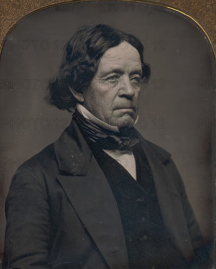 Elderly Man with Dark Hair, 1850s.