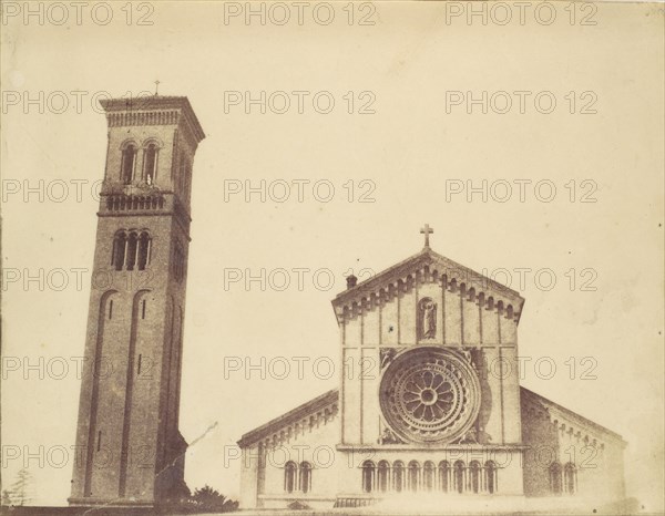Wilton Church, Facade and Bell Tower, 1850s.