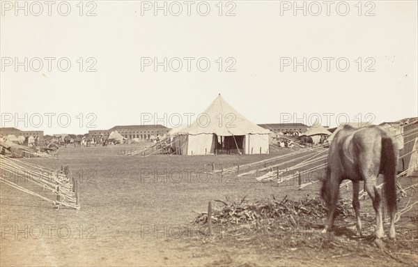 Part of Governor General's Camp at Cawnpoor,1859, 1859.