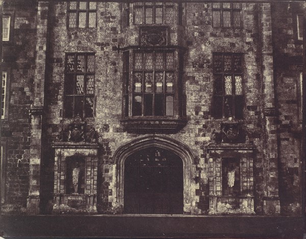 Wilton House, Detail of Main Facade, 1850s.
