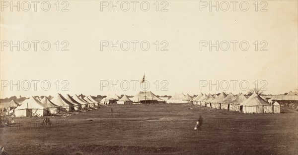 Main Street, Governor General's Camp, 1859.
