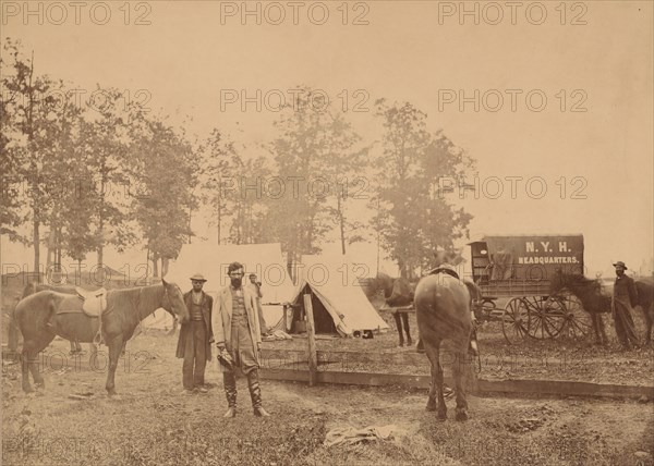 New York Herald Correspondents in Field, 1862.