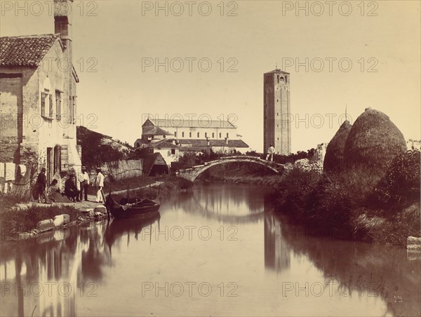 Veduta del Rio di Torcello, 1870s.