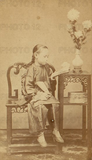 Girl Reading, 1870s.