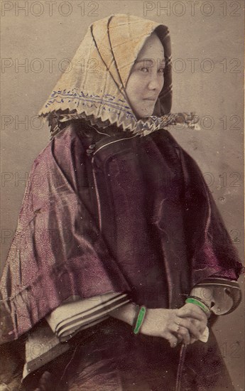 Young Woman with Green Bracelets, 1870s.