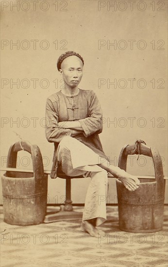 Man with Buckets, 1870s.