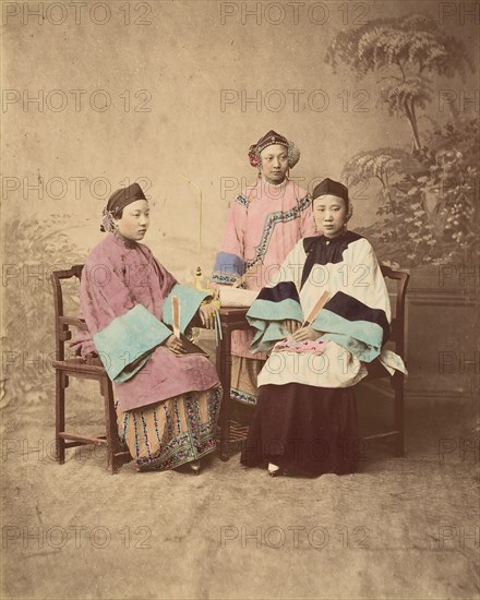 Filles de Lanxchow, 1870s.