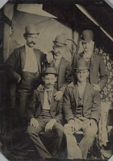 Five Members of the Wild Bunch?, ca. 1892.