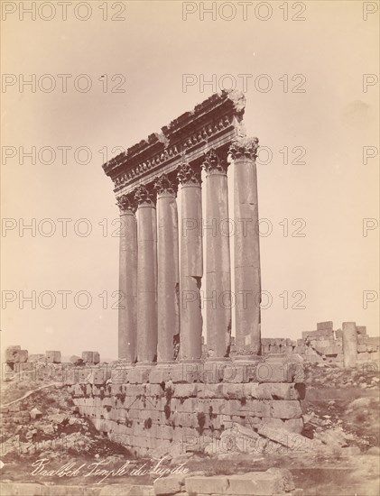 Temple of Jupiter, 1880s.