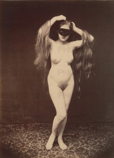 [Female Nude with Mask], ca. 1870.