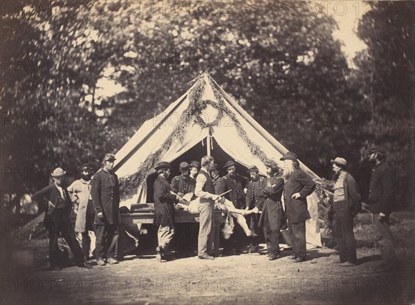 Operating Tent, Camp Letterman, Gettysburg, Pennsylvania, 1863.