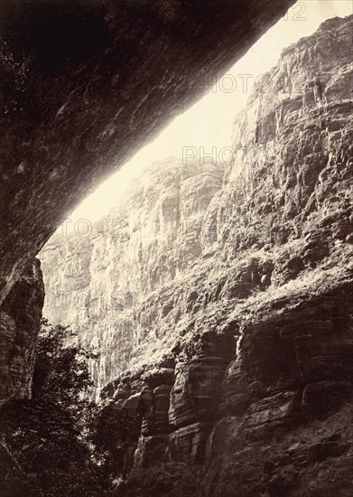 Cañon of Kanab Wash, Looking South, 1872. [Colorado River Series].