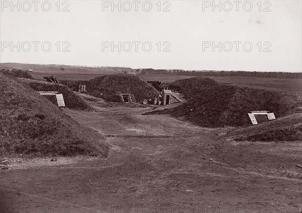 Fort Darling, James River, ca. 1865. Formerly attributed to Mathew B. Brady.