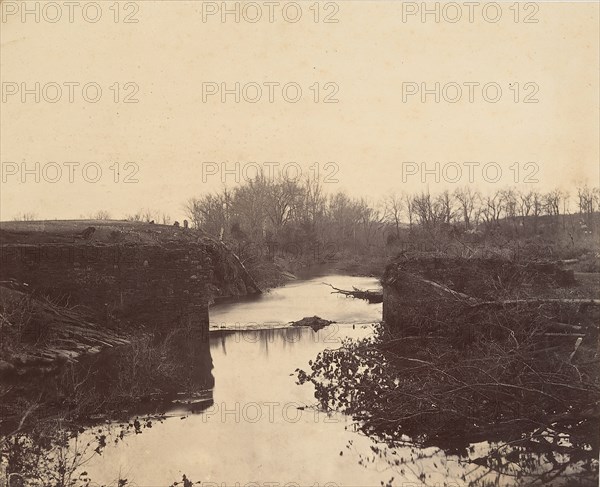 Ruins of Stone Bridge - Bull Run, 1862.
