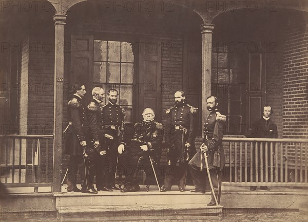 Lieutenent General Scott, General-in-Chief U.S. Army, & Staff, September 6, 1861.