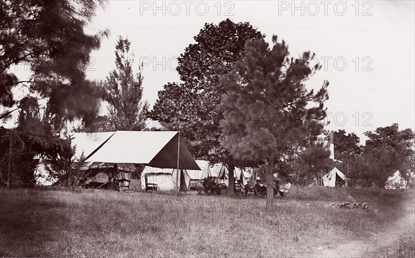 Summer Headquarters of General Grant, City Point, Virginia, 1861-65. Formerly attributed to Mathew B. Brady.