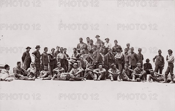 Pennsylvania Light Artillery, Keystone Battery, 1861-65. Formerly attributed to Mathew B. Brady.