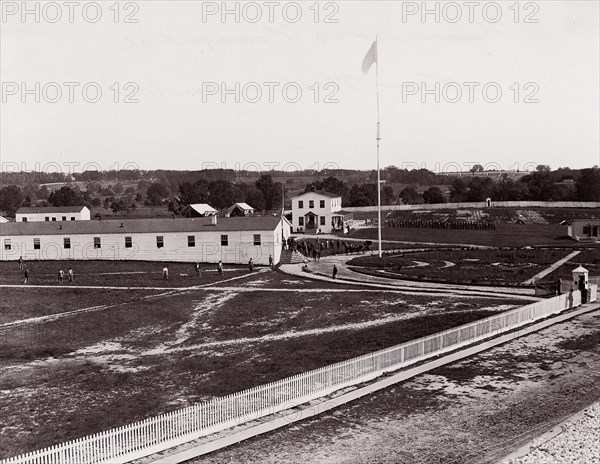 Washington. Harewood Hospital, 1861-65. Formerly attributed to Mathew B. Brady.