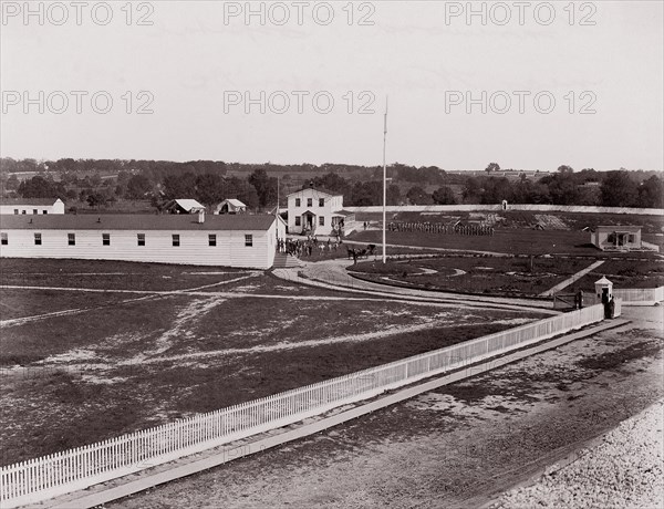 Washington. Harewood Hospital, 1861-65. Formerly attributed to Mathew B. Brady.