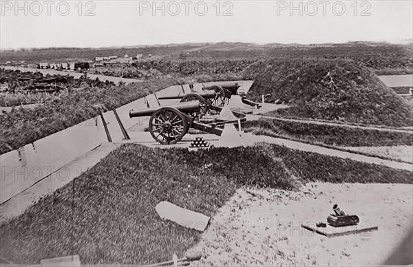 Cannon, 1861-65. Formerly attributed to Mathew B. Brady.