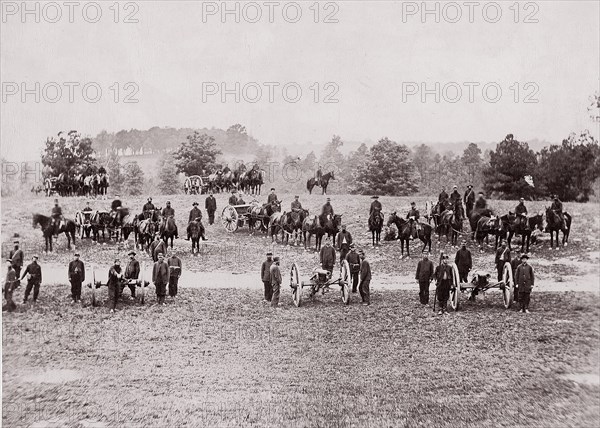 Pennsylvania Light Artillery, Keystone Battery, 1861-65. Formerly attributed to Mathew B. Brady.