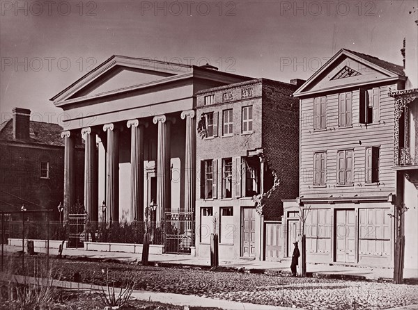 Hibernian Hall, Charleston, ca. 1864.