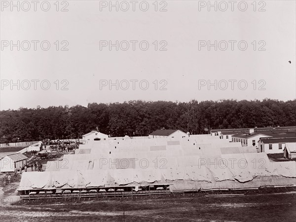 Washington. Harewood Hospital, 1861-65. Formerly attributed to Mathew B. Brady.