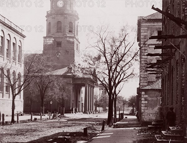 St. Michael's Church, Charleston, S.C., ca. 1864.