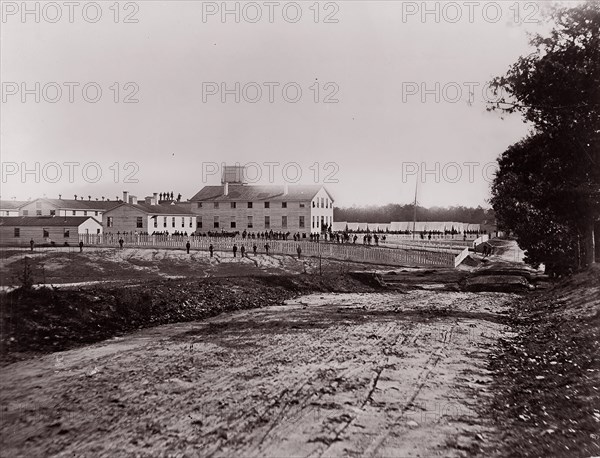 Washington. Harewood Hospital, 1861-65. Formerly attributed to Mathew B. Brady.