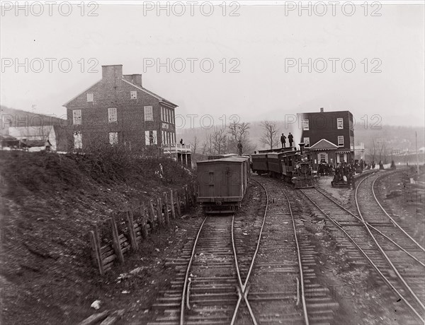 Hanover Junction, Pennsylvania, 1861-65. Formerly attributed to Mathew B. Brady.