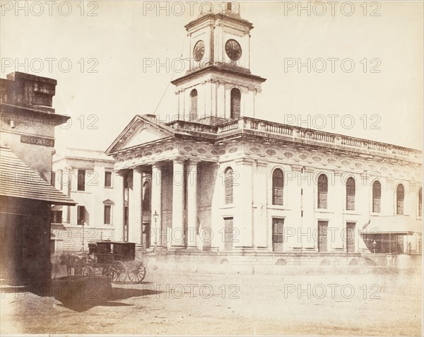 Scotch Kirk, Calcutta, 1850s.
