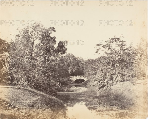 Botanical Gardens, Calcutta, 1850s.