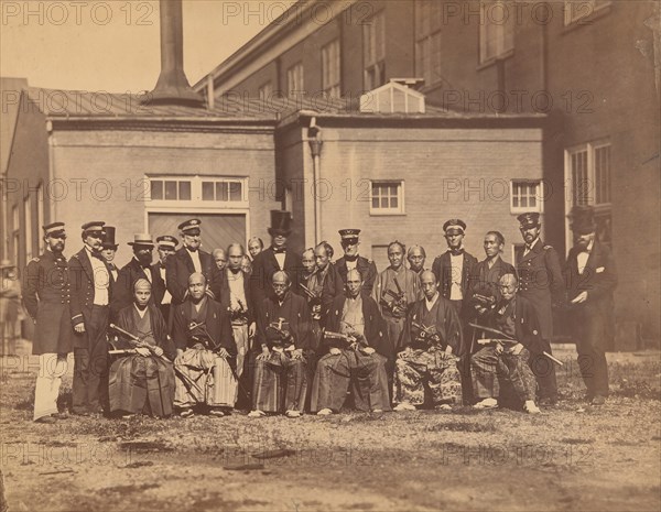 Japanese Embassy, Navy Yard, Washington, DC, 1860.