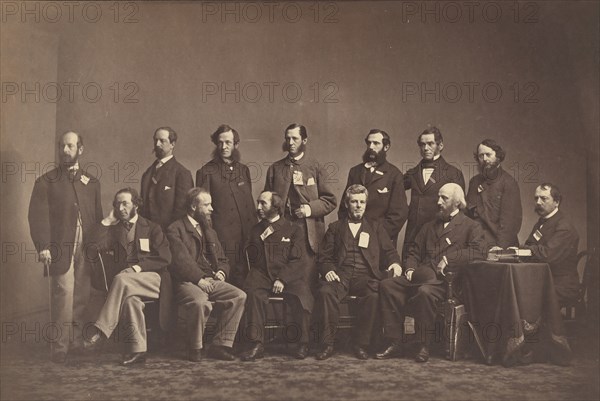 Members of the New York Sanitary Commission, ca. 1860.