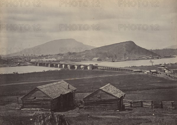 Chattanooga from the North, 1860s.