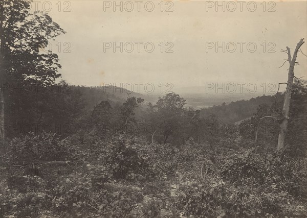 Mission Ridge Scene of Sherman's Attack, 1860s.